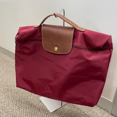 ロンシャン 赤 ナイロンバッグ お洒落なブリーフケース 管理番号SB250