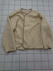 ◇ Θ ボアフリースノーカラージャケット Mサイズ ベージュ系 レディース E  【1602040060021】