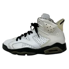 NIKE(ナイキ) スニーカー 27 メンズ エア ジョーダン レトロ 6 プレミアム 395866-101 白 ハイカット レザー