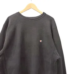 80s ビンテージ チャンピオン リバースウィーブ 目付き 1ポイント 刺繍 スウェット XL ブラック USA製 80年代 アメリカ製 vintage champion プリントトリコタグ