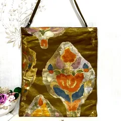 【一点物】 帯リメイクバッグ　ショルダーバッグ　No.125  ハンドメイド