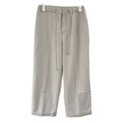   RIM ARK  リムアーク　リラックスストレートアンクルパンツ　ワイドパンツ　グレージュ　ライトベージュ　レディース　サイズ36【Z1804】