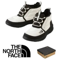 新品 正規品 THE NORTH FACE ザノースフェイス Nuptse Chukka WP ヌプシ チャッカ ウォータープルーフ NFW52373 GK ガーデニングホワイト×TNFブラック 防寒シューズ シューズ 22cm US5 レディース ウィメンズ