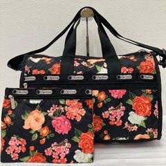 極美品】レスポートサック ハワイ限定トロピカルフローラル ボストン
