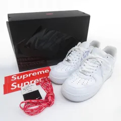 NIKE × Supreme ナイキ シュプリーム AIR FORCE 1 LOW エアフォース CU9225-100 US9.5 27.5cm 箱有 ※中古