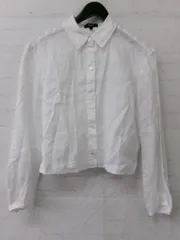 【中古】Theory ｾｵﾘｰ ﾘﾈﾝ長袖白ｼｬﾂ 無地 短丈 01-3108216-000-902 ﾎﾜｲﾄ S 991875812