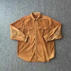 80ｓ　90ｓ　OLD NAVY　コーデュロイシャツ　エルボーパッチ　グランジ