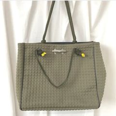L4K3 レイク ハンドバッグ ショルダーバッグ グレー マカロン 2way