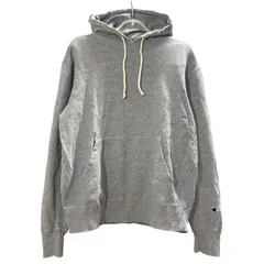 【Champion】パーカー スウェット フーディ 長袖 L グレー