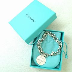 美品 ティファニー リターントゥ オーバル ブレスレット プレート