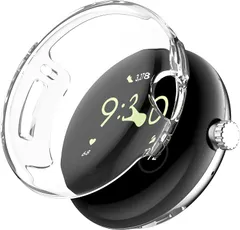 【人気商品】Watch Pixel ケース Google Pixel Watch 用ケース Google Google Pixel Watch 用 フルカバー PC素材 for 一体型 全面保護 装着簡単 高透過率 指紋防止 ELYBYYLE Google P