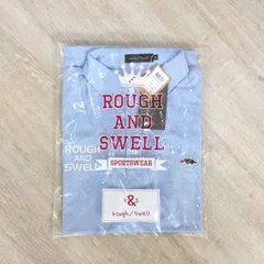 ROUGH&SWELL ラフアンドスウェル RSM-20052 CLASSIC POLO XLサイズ SAX BLUE サックスブルー ゴルフウェア