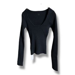 オスカリート/リブニット/イタリア製/シルク混/ウール/手洗い可/新品 オスカリート/リブニット/イタリア製/シルク混/ウール/手洗い可/新品