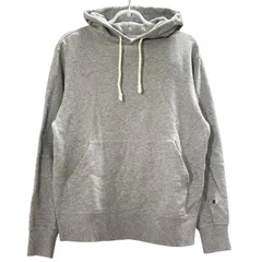 【Champion】パーカー スウェット フーディ 長袖 M グレー