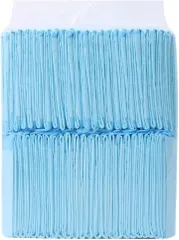 澤田屋ランドセル ペット用使い捨て防水シーツ 介護用アンダーパッド トイレシート 通常/100枚入り (ライトブルー,  通常)