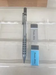 ぺんてる シャーペン スマッシュ 限定 0.5mm ダイヤモンドメタリックカラーズ ダイヤモンド軸 Q1005-LDM2 と限定消しゴムのセット