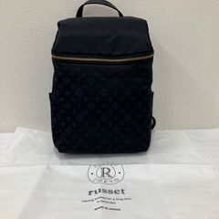 美品】russet 2Way リュック バックパック ナイロン ネイビー 軽量