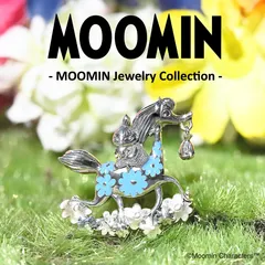 [新作/送料無料] はなうまに乗るリトルミイ ブローチペンダントトップ：碌山 ジュエリー SV925 正規取扱店 フェアリーチェ ※専用BOX付き/チェーン付属なし【406C0024-WTF-1】