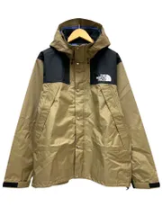 THE NORTH FACE (ザノースフェイス) Mountain Raintex Jacket マウンテンレインテックスジャケット NP62552 L ベージュ×ブラック メンズ/036