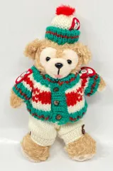東京ディズニーシー ぬいぐるみバッジ Duffy's Christmas 2009 ダッフィー(ニット/スノーミッキー) 2009