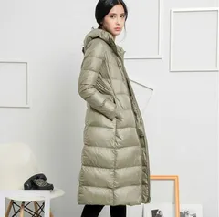 ★4L(3XL) ベージュ 軽量 ダウンコート 暖かい ライトダウンコート アウター 秋冬 柔らかい ダブルファスナー 防寒 立体ステッチ 美シルエット軽い おしゃれ きれいめ フード付き 良いダウンコート レディース ロングダウンコート dw044ze