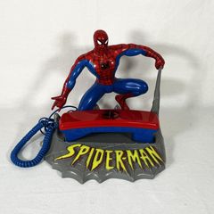 最終価格】スパイダーマン フィギュア付き電話 - メルカリ