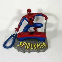 スパイダーマン　電話器　MARVEL スパイダーマン アニメイテッドフォン 電話機 マーベル MARVEL