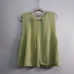 GAINNN ニットベスト グリーンカラー 80サイズ 秋/冬