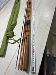紀州和竿 ヘラ 水玉作 水神 10.2尺 竹竿 専用袋付 美品！ - メルカリ
