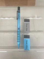 ぺんてる シャーペン スマッシュ 限定 0.5mm ダイヤモンドメタリックカラーズ ブルーダイヤモンド軸 Q1005-LDM1　1本 と限定消しゴム2個のセット