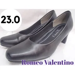セール品【ロメオ バレンチノ】VB3300 レディース 6.5cmヒール パンプス ブラック 23㎝ 260224W006