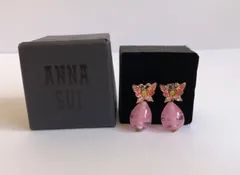 ★ANNASUI アナスイ ピアス 蝶 ピンク