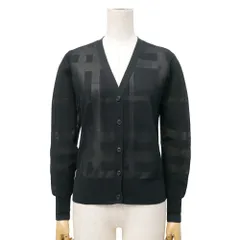■美品■BURBERRY バーバリー カーディガン サイズXS Vネック ブランド古着【中古】RA7969