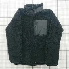 ◇ ⊇ ユニクロ UNIQLO ボアフリースフルジップジャケット ブラック系 メンズ M E  【1602040057083】