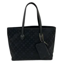 russet(ラシット) トートバッグ - 黒×ネイビー レザー