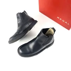 REGAL　リーガル　6315　サイドゴアレザーブーツ　ショートブーツ　23.5cm　ブラック　箱付