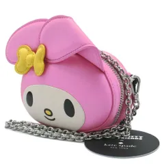 【新品】ケイトスペード バッグ ショルダーバッグ kate spade NEW YORK  ハローキティ レザー マイメロディ チェーンショルダー ミニ クロスボディ 斜め掛け KN814 650 (ピンクマルチ) コラボ商品 アウトレット 送料無料