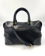 MICHAEL KORS マイケルコース 2Way ショルダーバッグ ハンドバッグ ブラック 横約20㎝×幅約14.5㎝×高さ約18㎝ ハンドル含まない F7-11-62