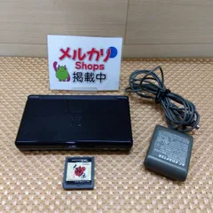 ニンテンドー DS Lite ジェットブラック ソフト付き 簡易動作確認済 中古 送料無料　3778