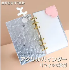 A6アクリルバインダー 韓国 もこもこ saving 家計簿 クリア