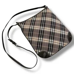 極美品 Burberry blue label  バーバリーブルーレーベル ノバチェック ショルダーバッグ レザー y2k 00s