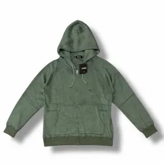 参考上代22000円 未使用 RUDE GALLERY 24AW BASIC KNIT HOODIE ベーシックニットフーディー ジップパーカー ルードギャラリー RG1090-5 グリーン XL （9564M）のサムネイル