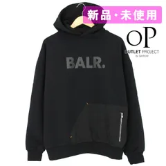 特別販売はまもなく終了！ボーラー BALR. プルオーバーパーカー B1261 1011 ブラック Mサイズ 【並行輸入品】 新品・未使用・現品限り【訳あり】 よく見ると正面にうすくシミありのサムネイル