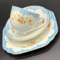 貴重な美品！ オールドノリタケ ・ 金盛上 花籠装飾図紋 キャビネット