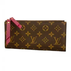 ルイ・ヴィトン(Louis Vuitton) ルイ・ヴィトン 長財布 モノグラム ポルトフォイユアデル M61269 ブラウン フューシャレディース
