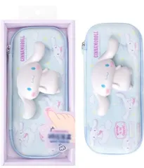 マイメロディ シナモロール ハローキティ クロミ 筆箱 ペンケース かわいい ミニ 小物入れ 筆入れ 子供用 大容量 文具収納ケース コンパクト おしゃれ 可愛い 学校用に 女の子 子供 入学準備 小銭入れ (Color : シナモロール)