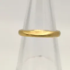 【美品】ete　エテ　ゴールドカラーデザインリング　シルバー925　15号　2.5g