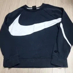 ナイキ BIG スウッシュ スウェット ブラック(xl)