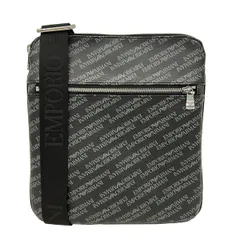 EMPORIOARMANI(エンポリオアルマーニ) ショルダーバッグ - 黒×グレー