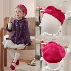 (新)ブルードッグ ニット ロゴ ベレー帽